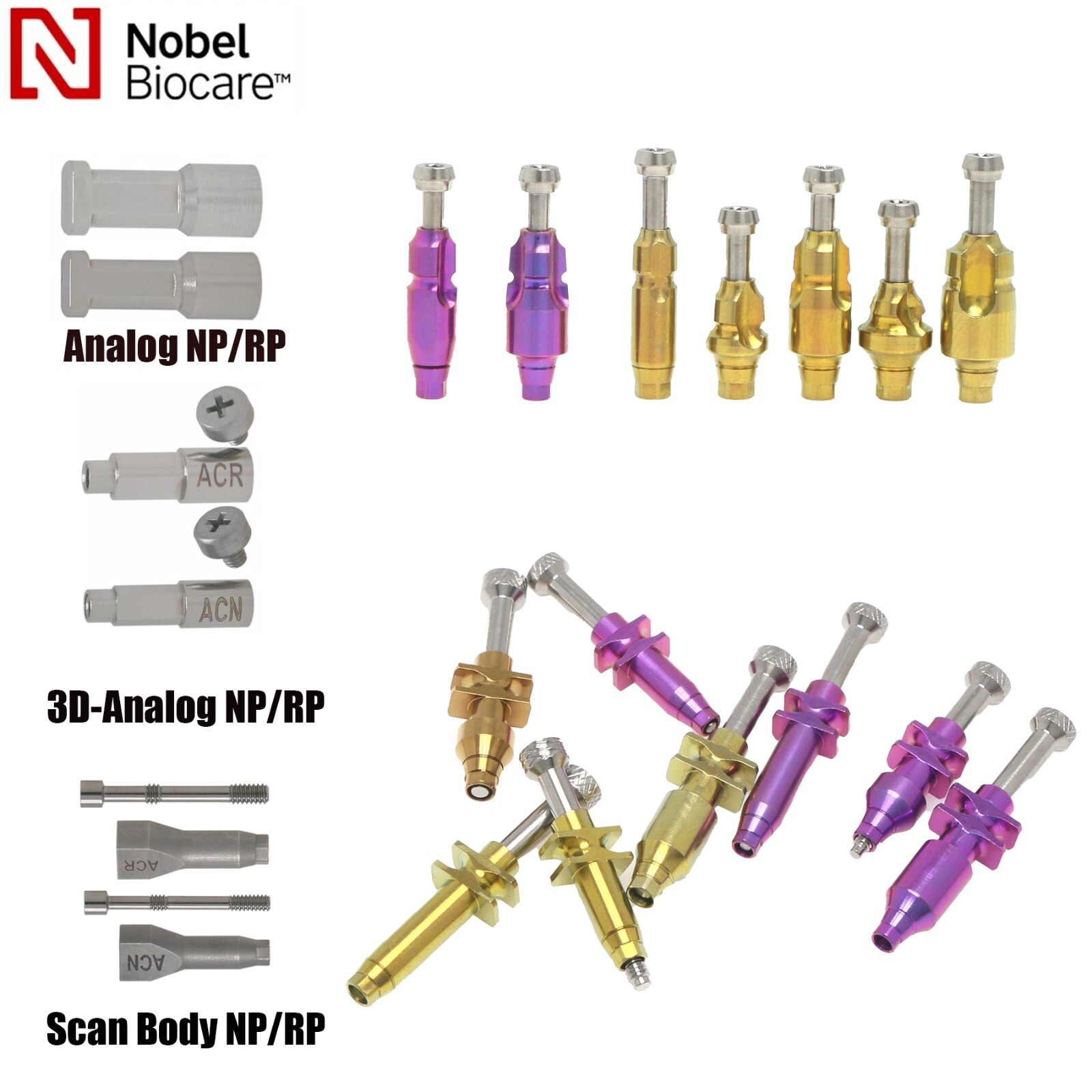 Dental Transfer Impression Coping Open/Closed Tray Fits Nobel/Hiossen /Straumann