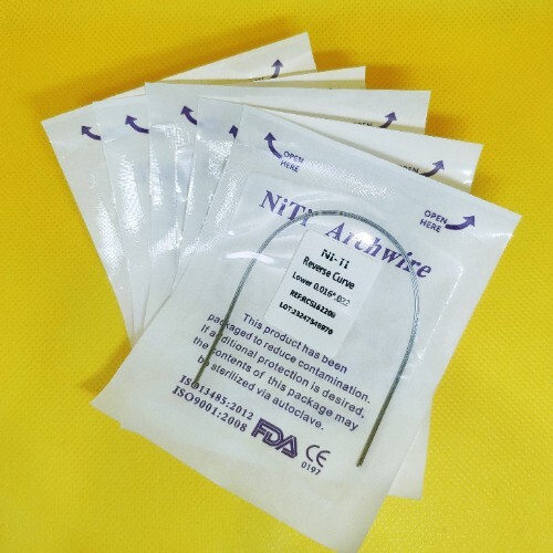 20Pack Dental Orthodontic Arch Wire Super Elastic Niti Reverse Curve Rectangular