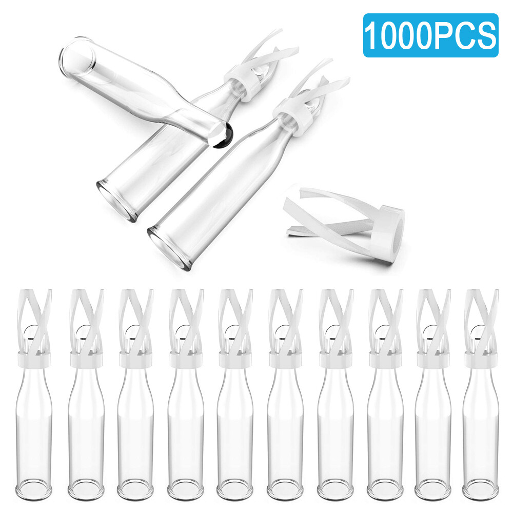 1000pcs 0.25mL Vial Inserts Glass Conical Base Micro-Insert for 2ml 9-425 Vials