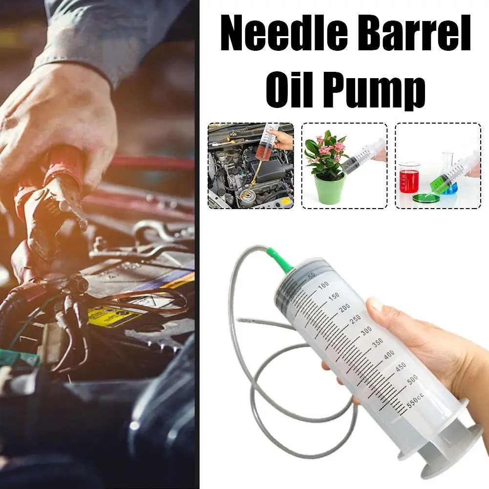 100ml 300ml 500ml Large Capacity Syringe with Hose Oil Pump Pet Feeding Measure