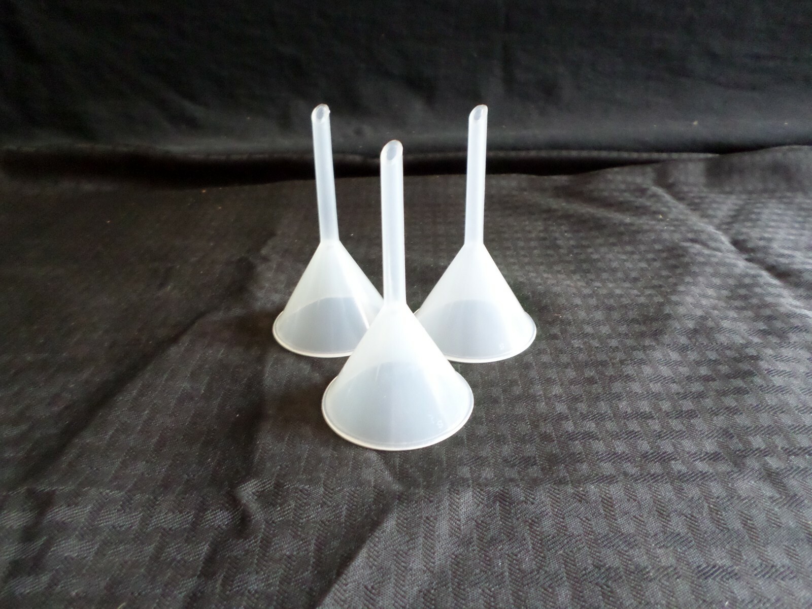 (3) Polypropylene 55mm Analytical Funnel with Standard Stem, 14676