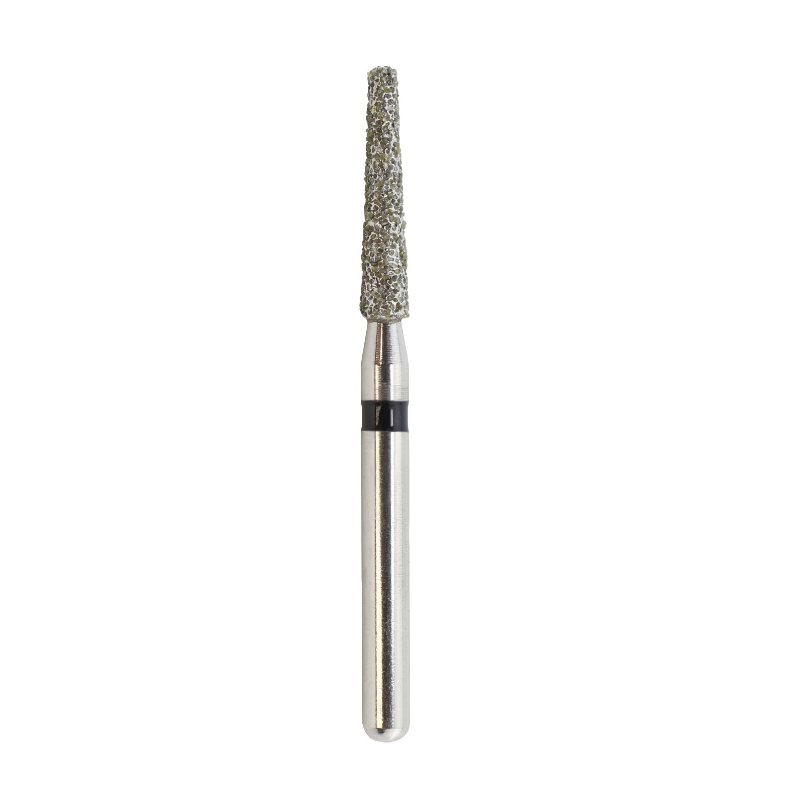 10 Dental Diamond Burs 847/016SC FG Flat End Taper Super Coarse Black High Speed