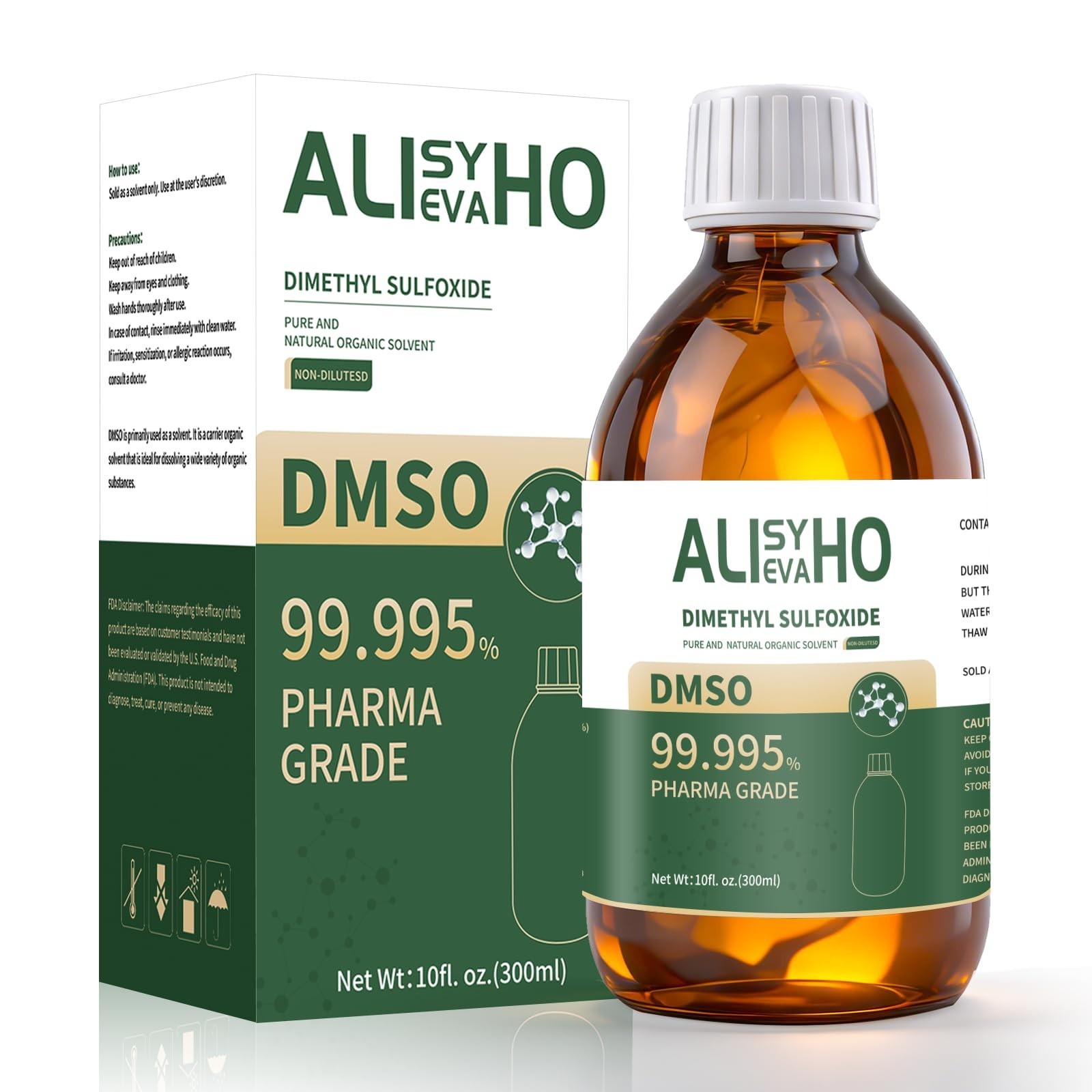 99.995% Pure DMSO 10 oz – Pharmaceutical Grade Dimethyl Sulfoxide in Glass Bottl