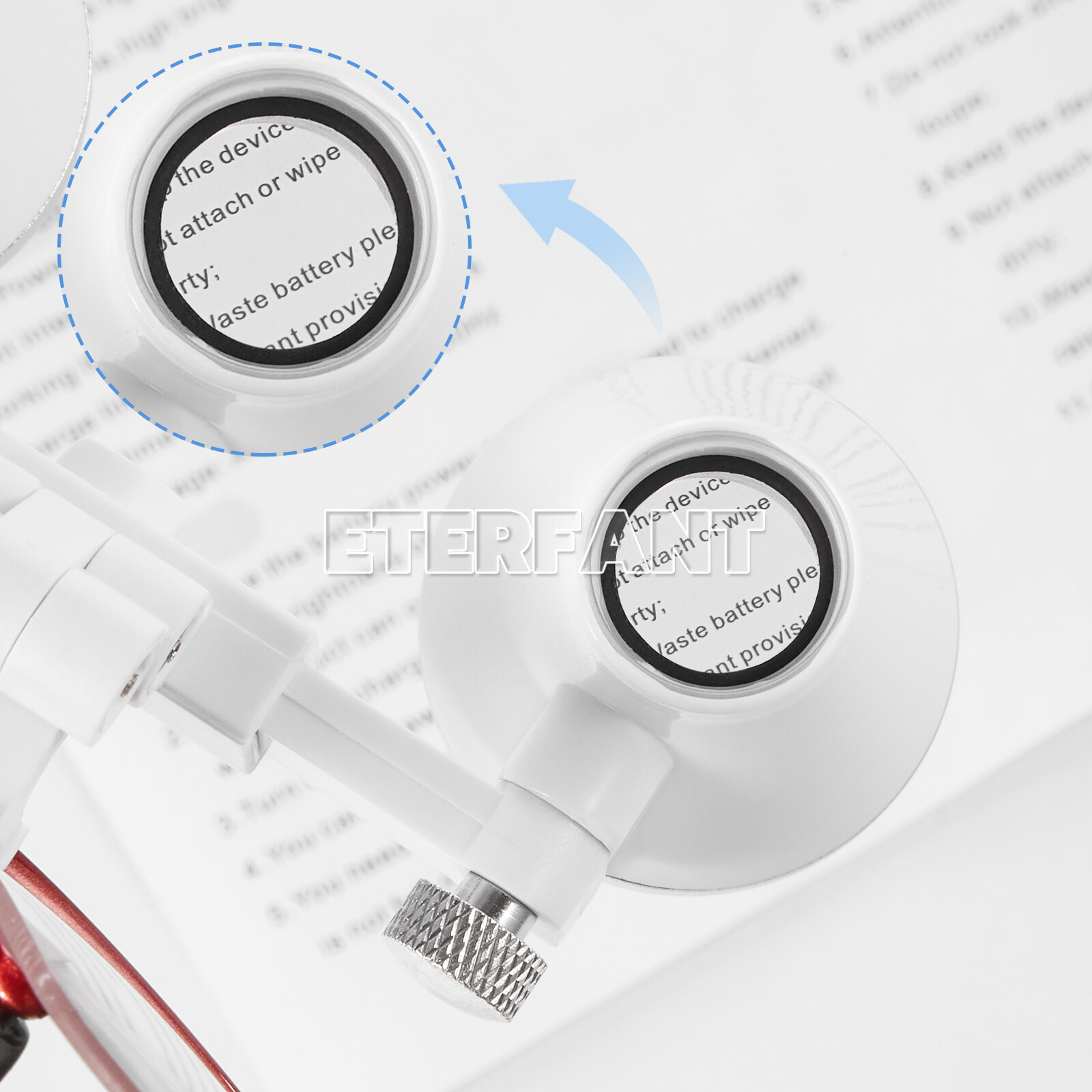 ETERFANT 3.5X Dental Surgical Binocular Loupes Glass Optical Lens Magnifier Red