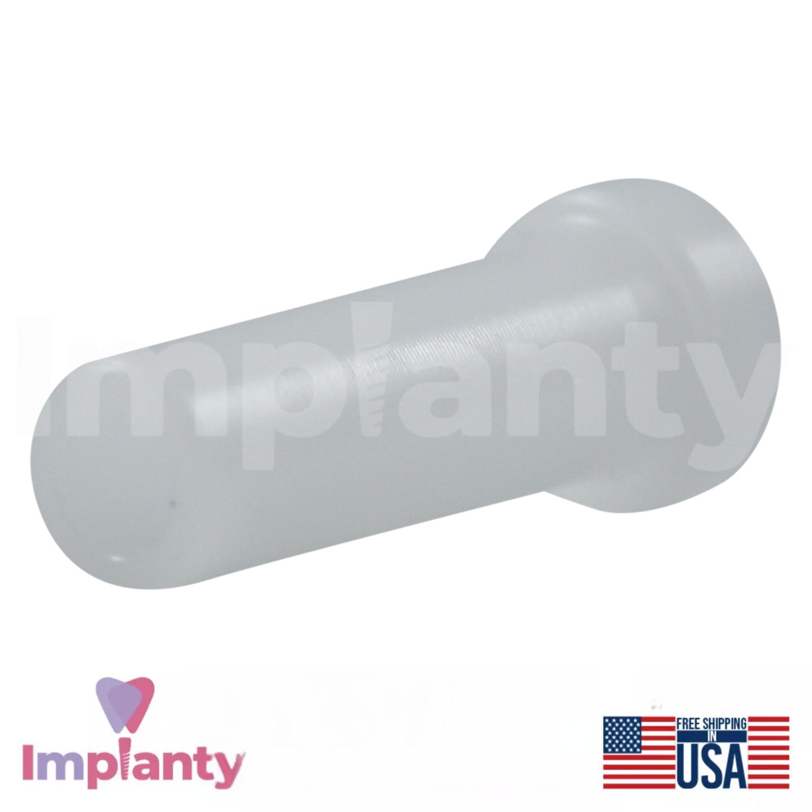 5x Dental Straight Multi Unit NP Conical Connection 2.25mm Plastic Sleeve Set