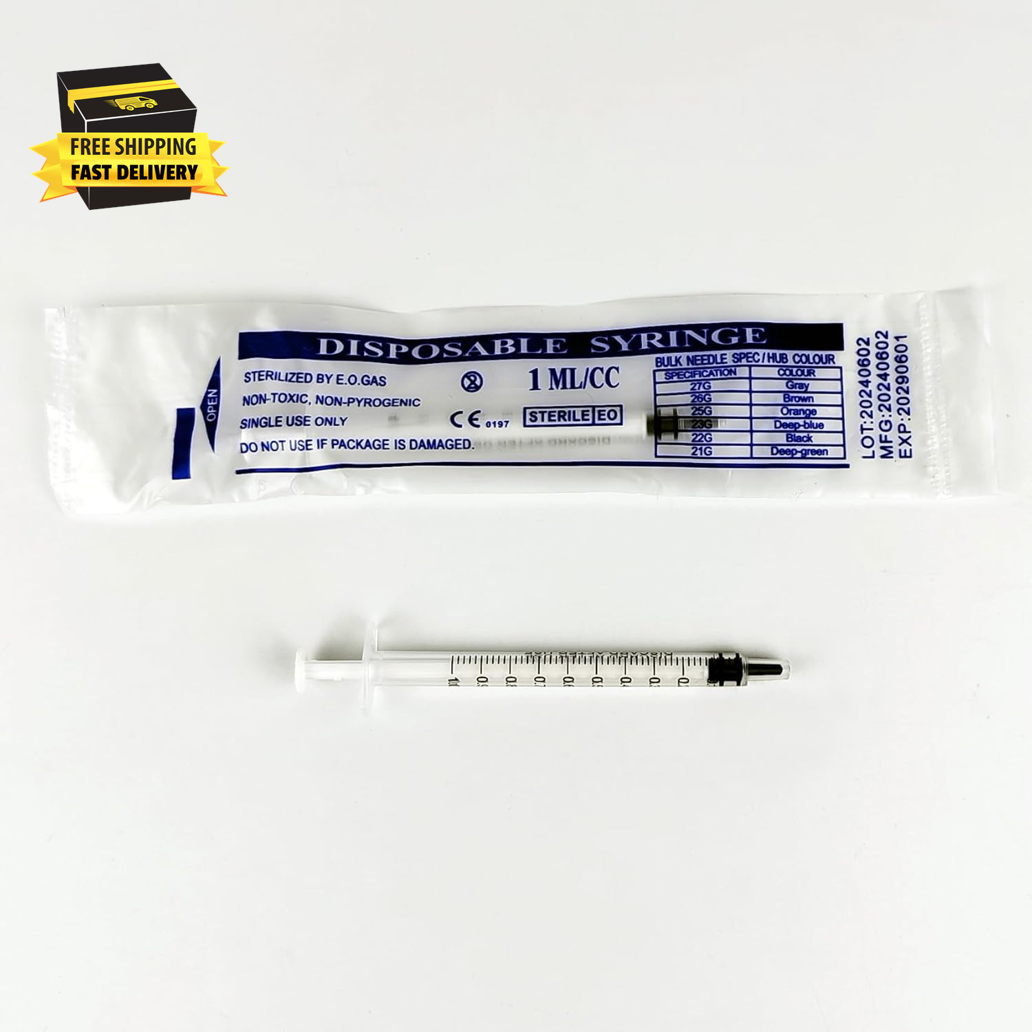 5 Pcs Syringes without Needle, 1Ml Plastic Syringe Syringe for Liquid, for Scien