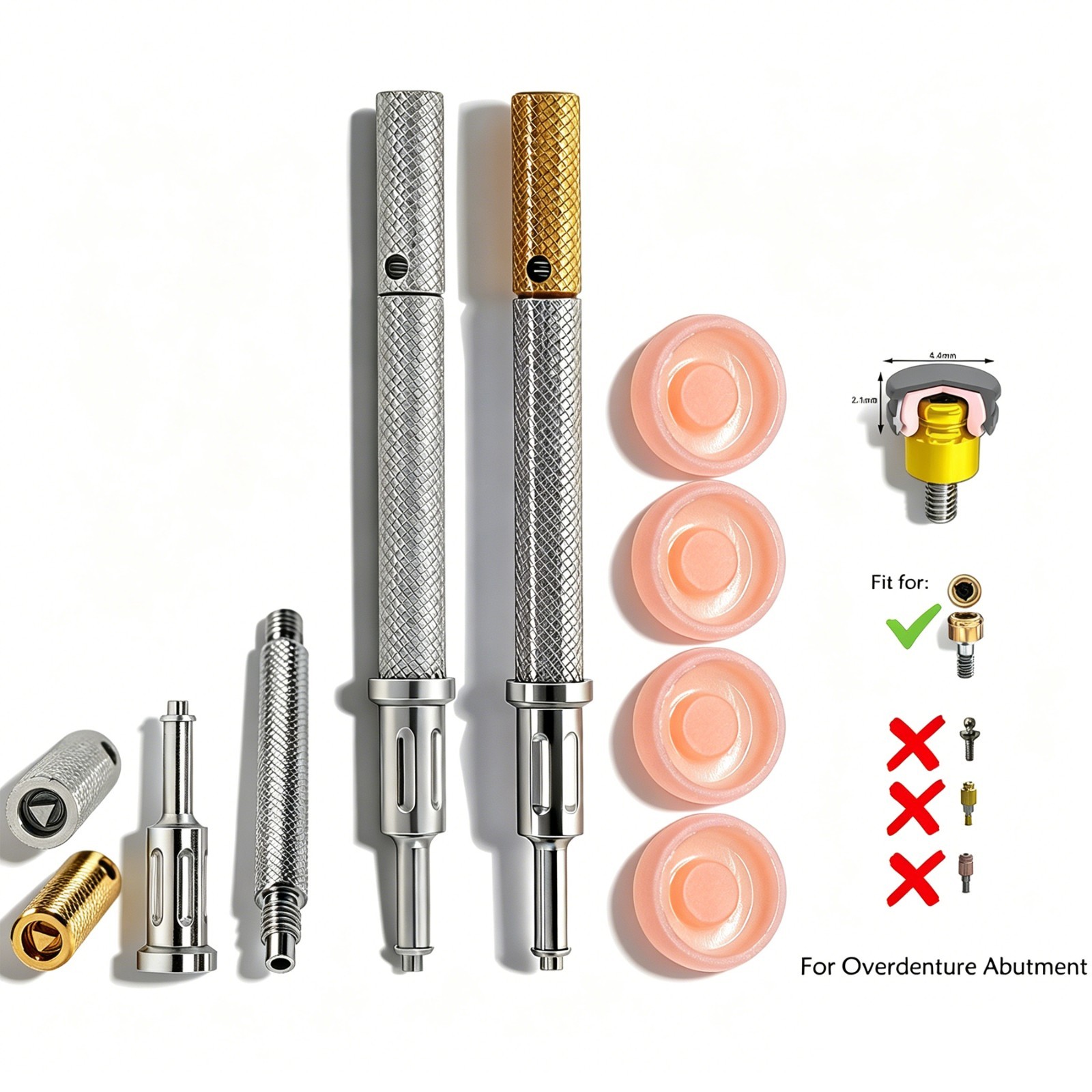 US Implant Universal 2.4lbs Retention Cap Insertion Extraction Remove Core Tool