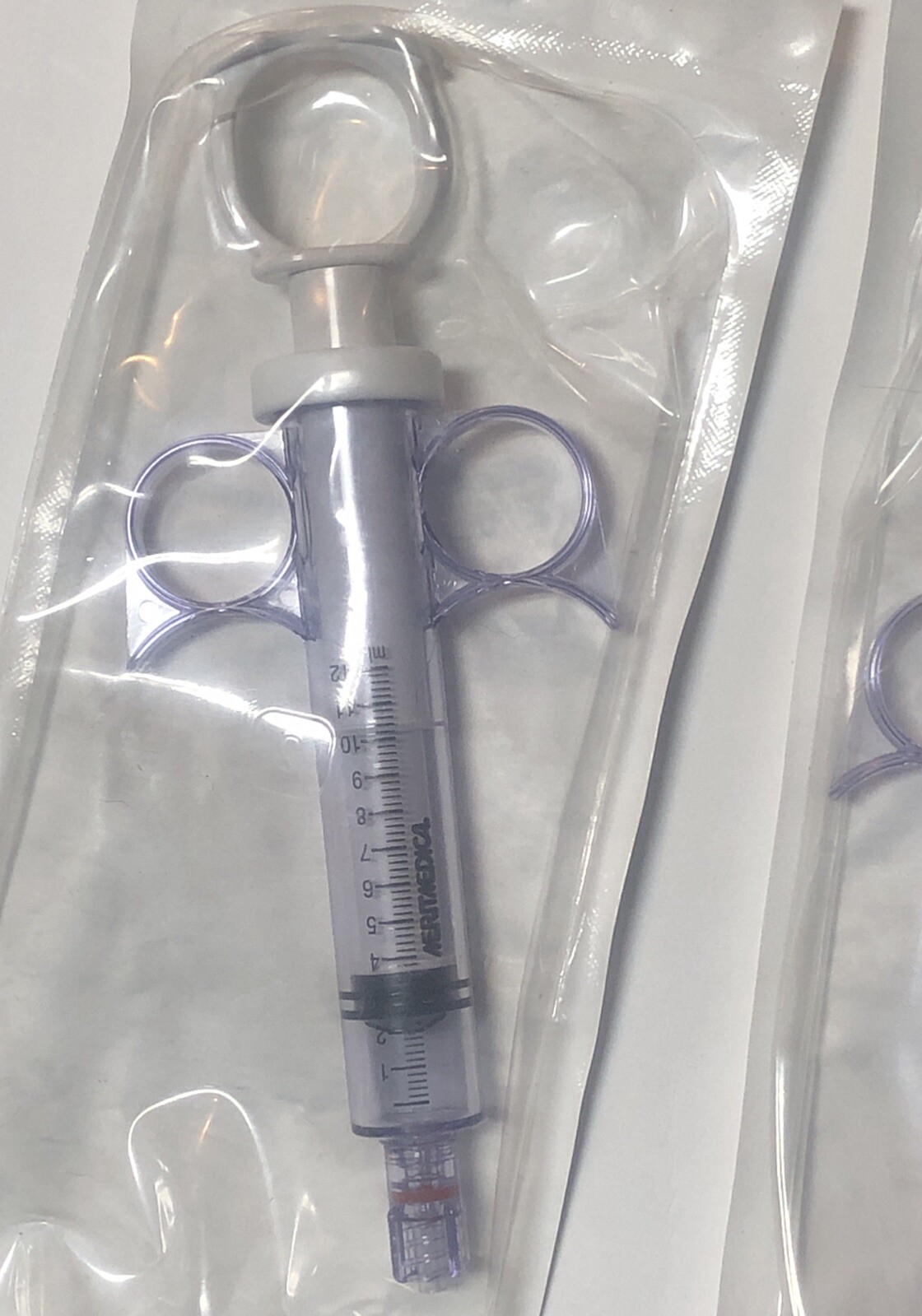 Lot Of 4 Angio & PTCA Precise Control Syringes 2 Of Each 10mL And 12ml Sizes