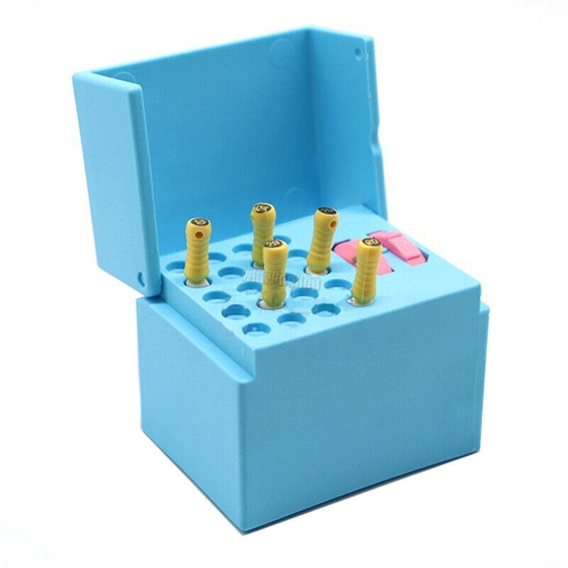 Dental Autoclavable Disinfection Root Canal 20 Holes Files Memory Count Holder