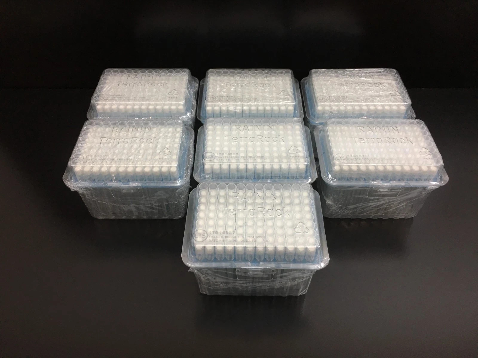 Mettler Toledo Rainin REF 17014967 Pipette Tips TR LTS 1000µL Fltr Lot 7 Racks