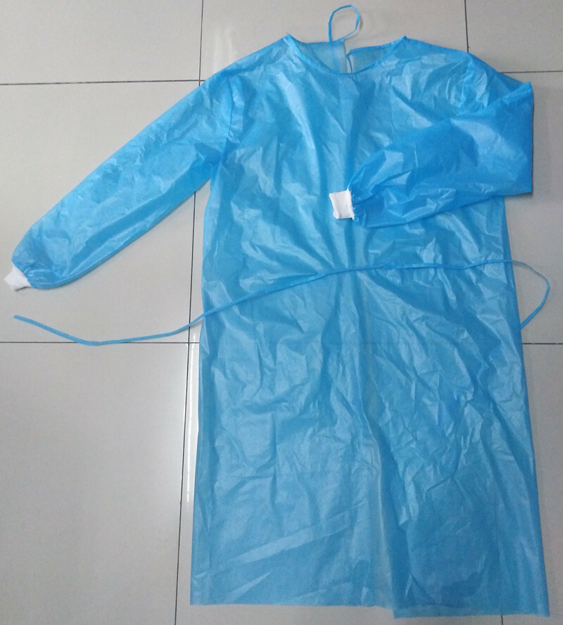 Disposable Isolation gowns universal size none woven cloth (pack of 20)