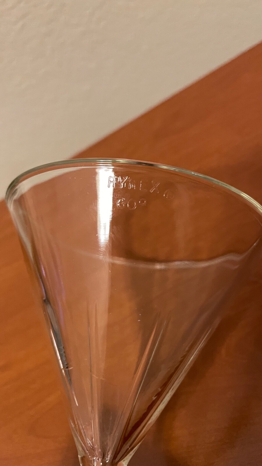 *NEW Box* (6) Corning PYREX Glass 100mm ID 60° Fluted Filling Funnels 6180-100
