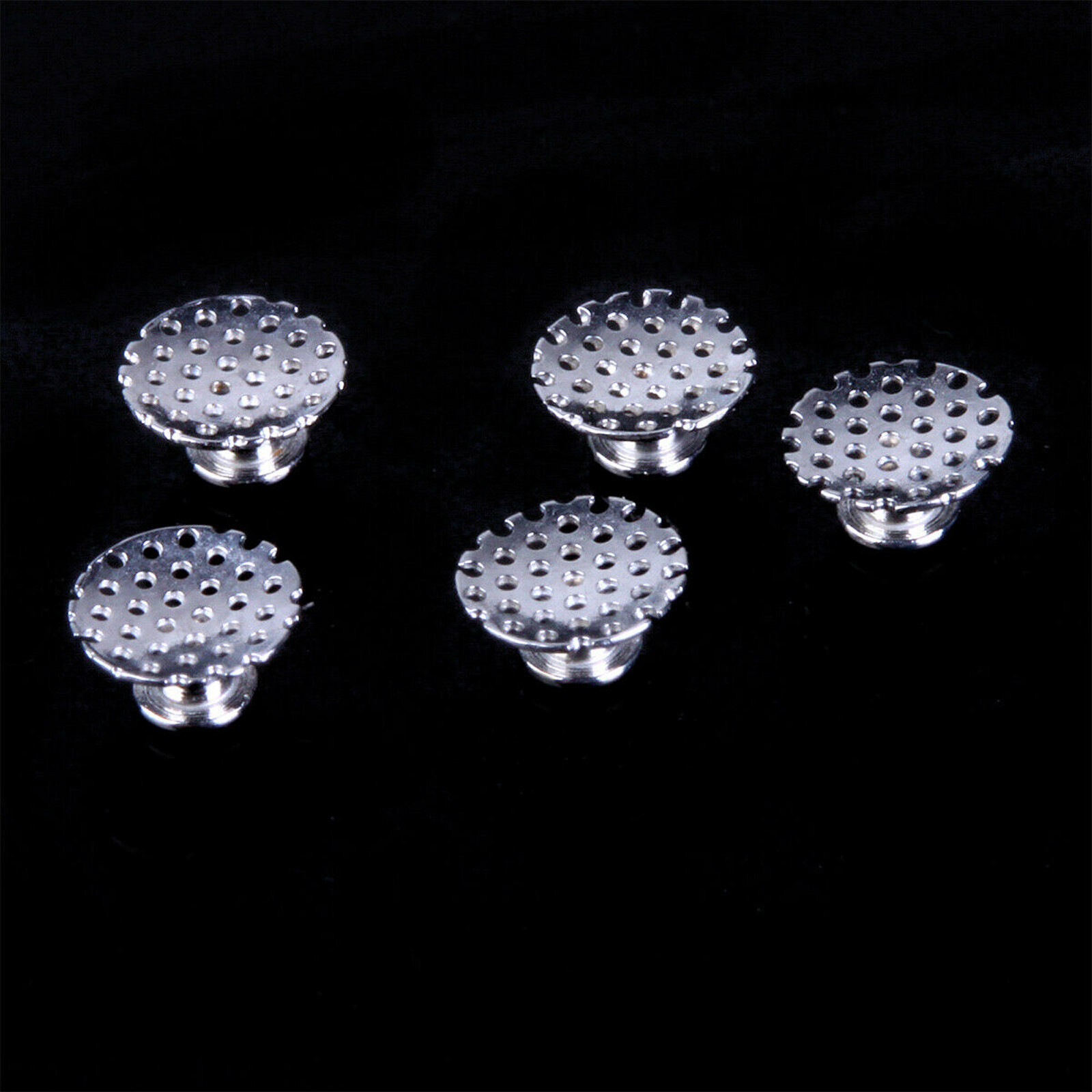 Dental Orthodontic TOMY Round Perforated Hollow Lingual Buttons with Holes