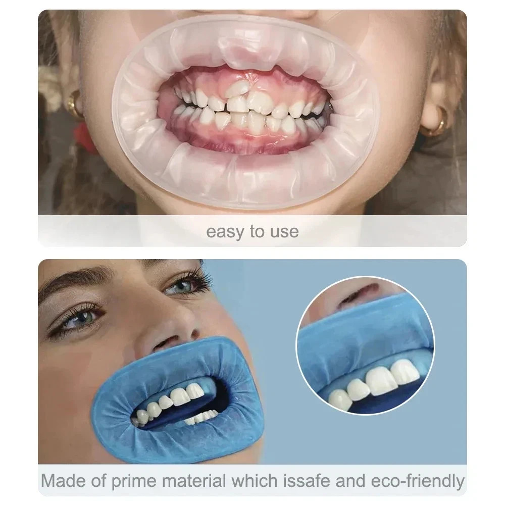 1-100 Disposable Sterile Rubber Dam Dental Cheek Lip Retractor Opener Latex Free
