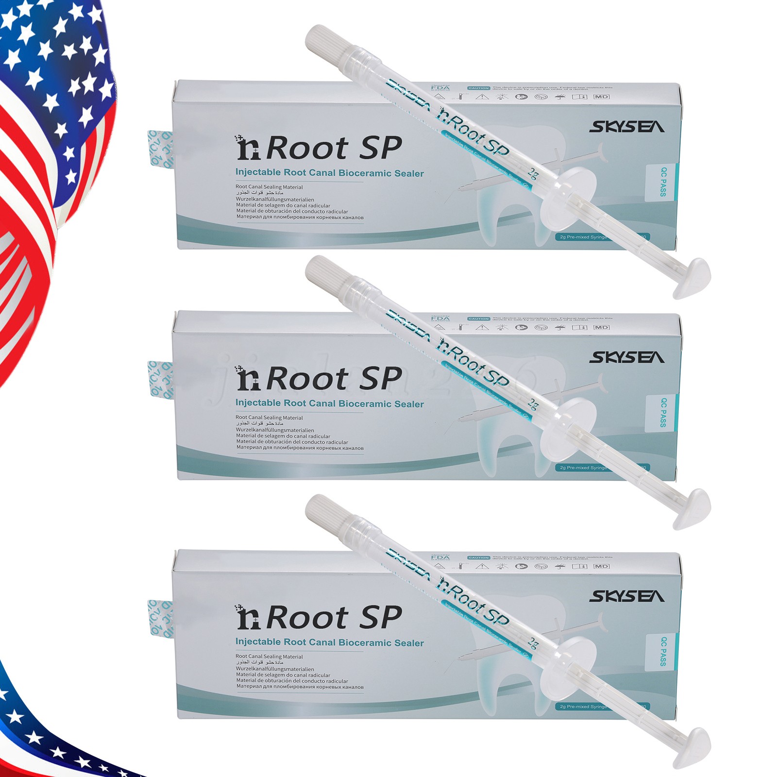 1g SP Dental Injectable Root Canal Bioceramic Sealer Endodontic Sealing Filling