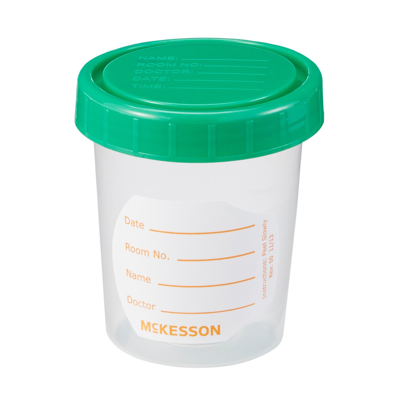 McKesson Specimen Container Screw Cap 120 mL (4 oz.) 563 500 Ct
