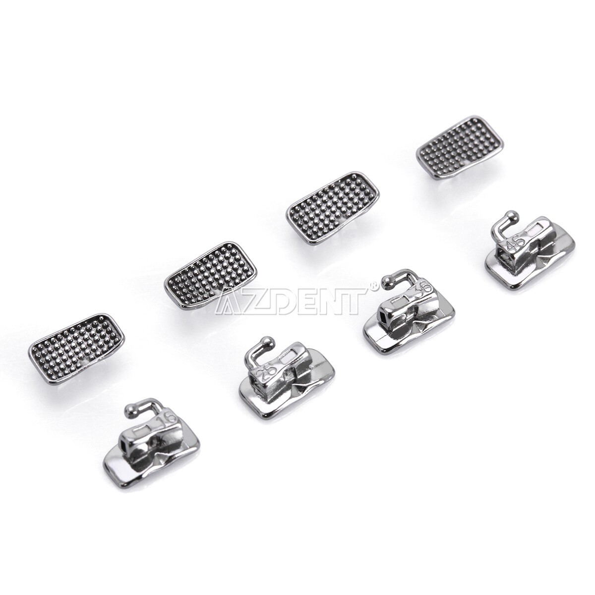 50Sets Dental Orthodontic 1st Molar Roth.022 Buccal Tube Non-Conv Bondable