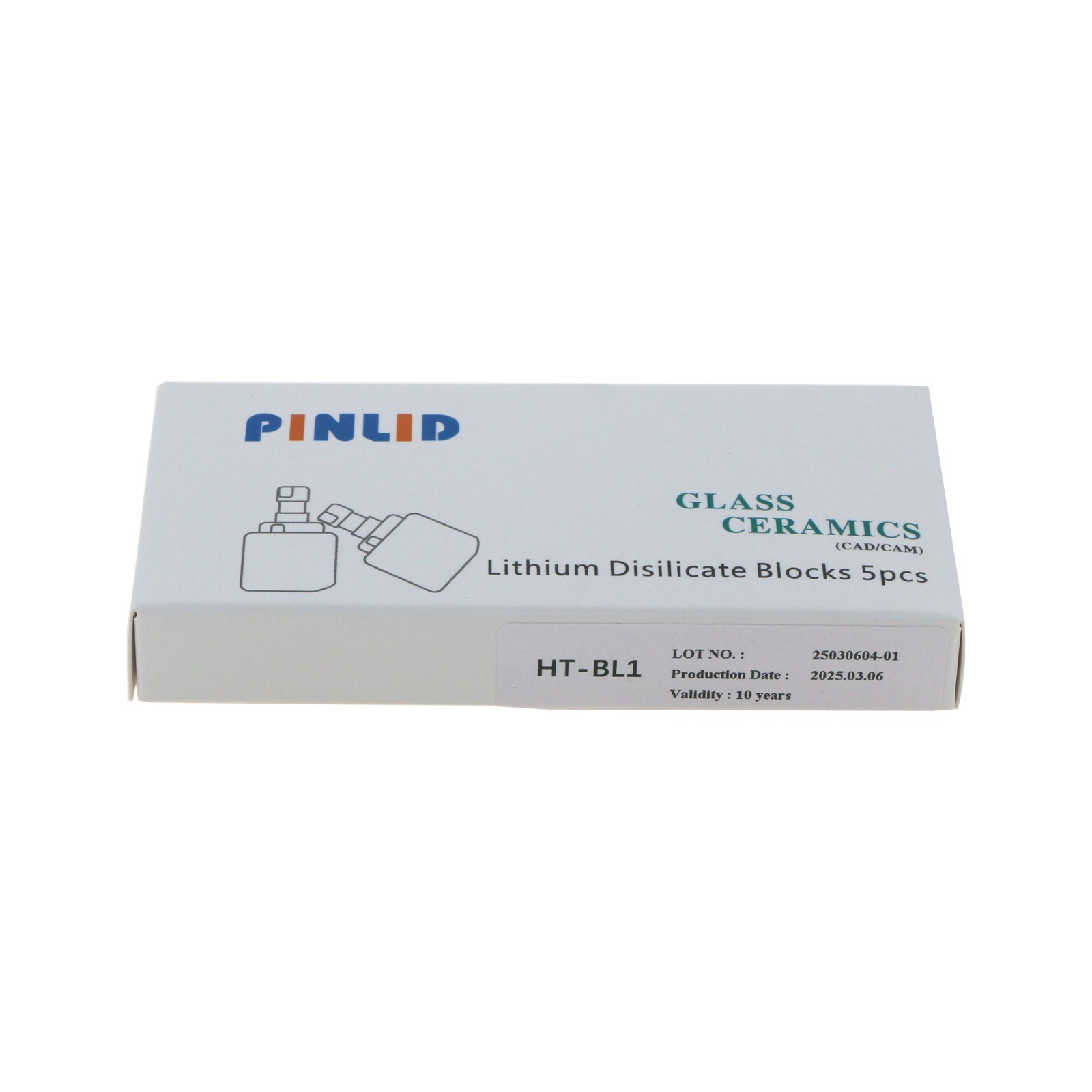 US Dental Glass Ceramic C14 Lithium Disilicate Blocks Cerec Emax CAD CAM Inlab