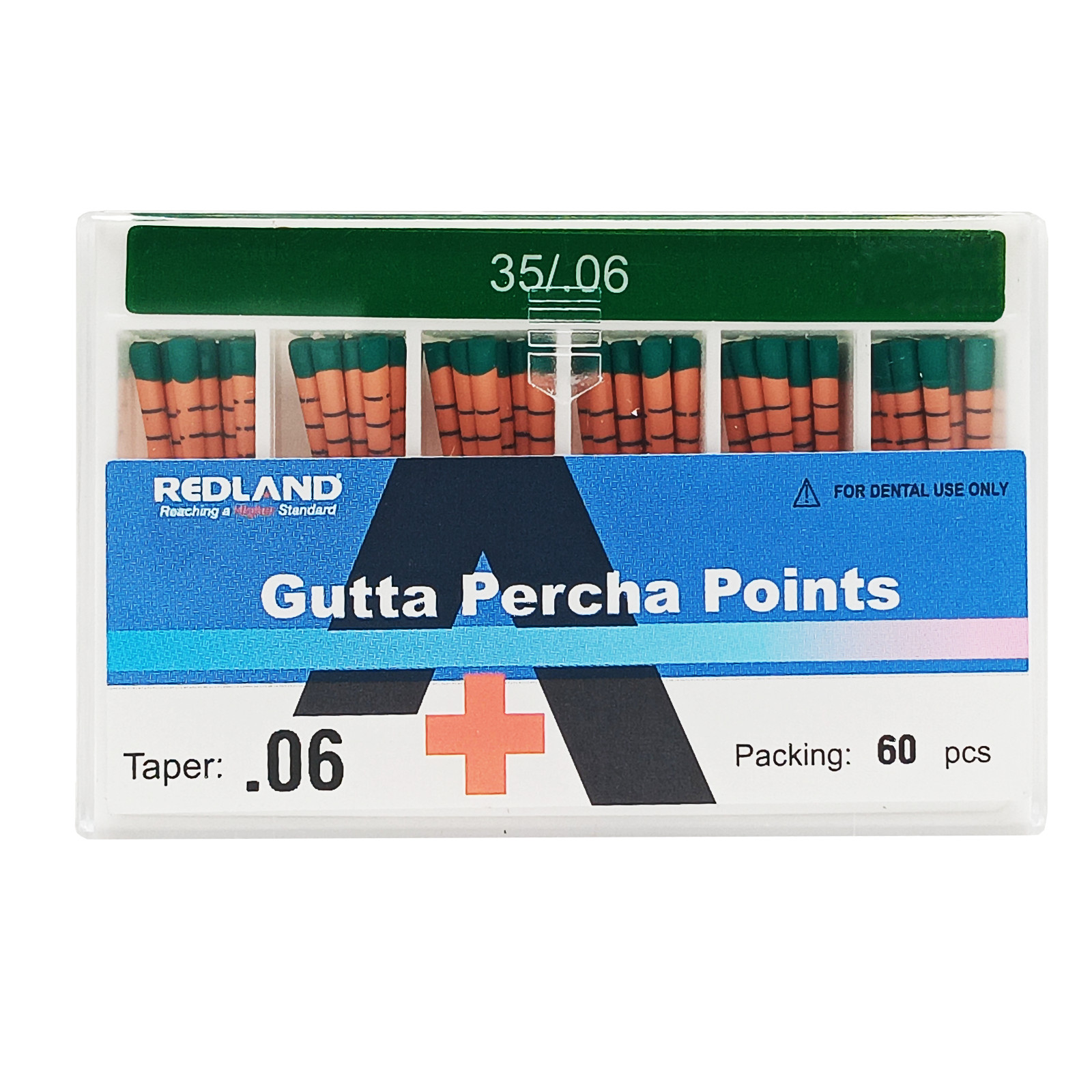 REDLAND MM Marked Endodontic Gutta Percha Point .02/.04/.06 Taper All Size 15-40