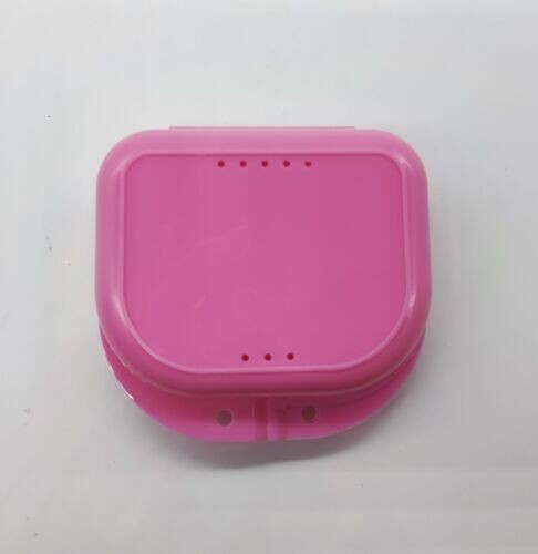 Dental Orthodontic Retainer Denture Storage Box Case Mouthguard Container Colors