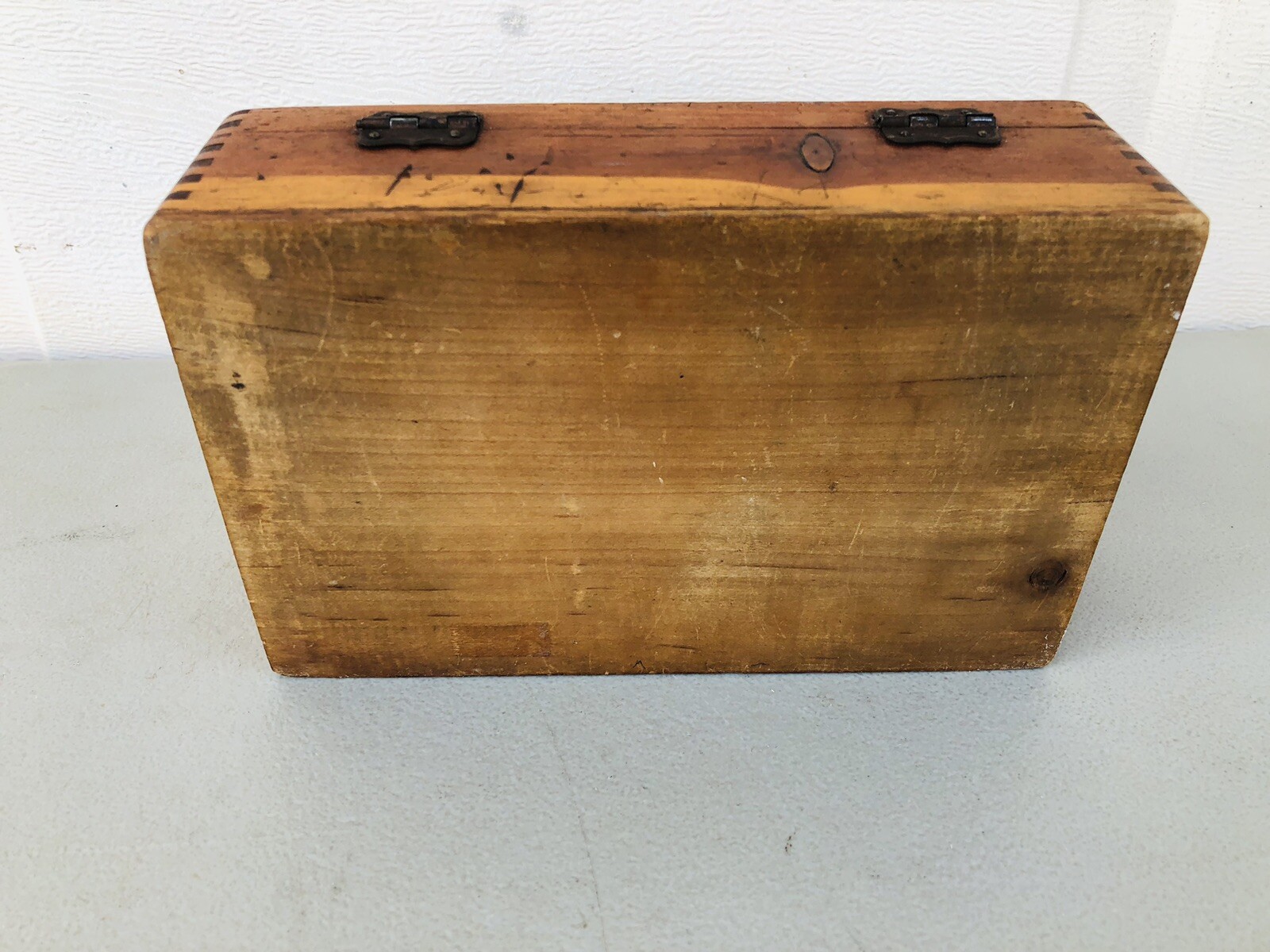 Antique S.S. White Dental Dovetailed Wooden Box