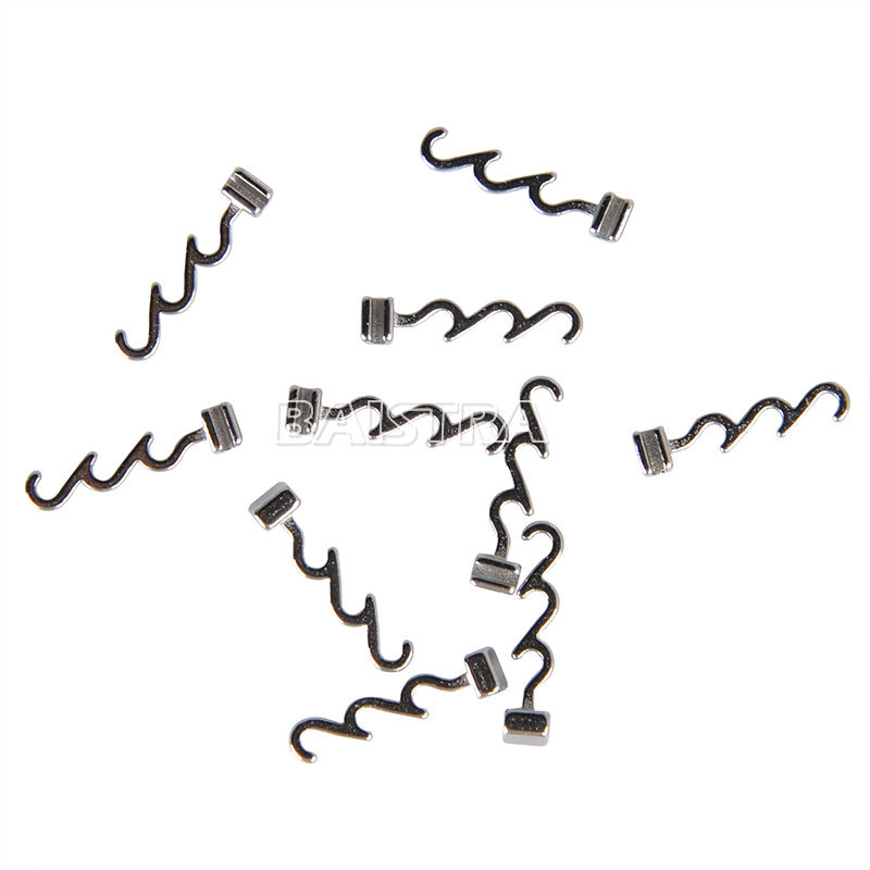 Dental Orthodontic Crimpable Hooks Stops/Long/Short/Sliding/Cross Tube 10 Types