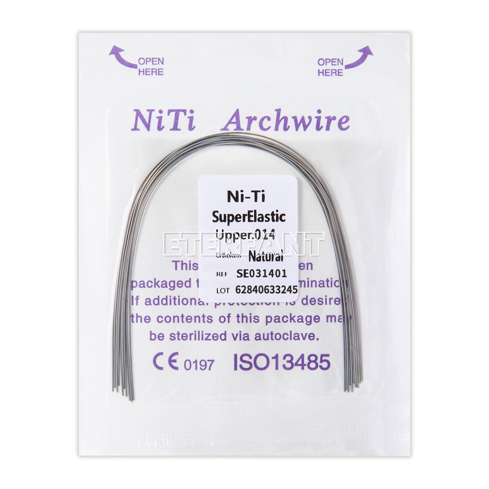 ETERFANT Dental Ortho Arch Wires Stainless Steel/Super Elastic NITI US