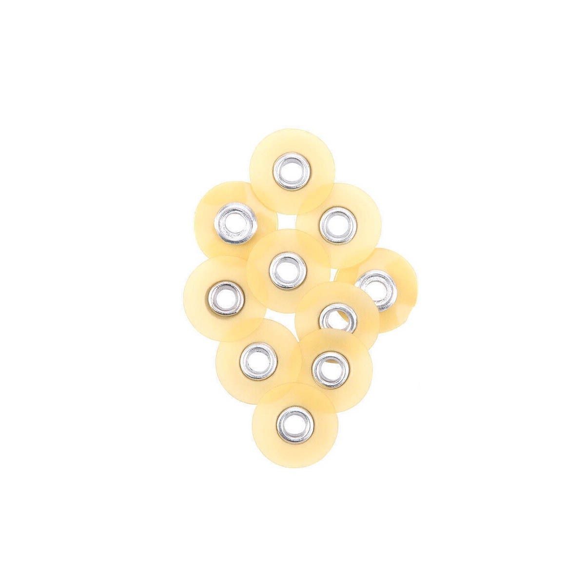 200PCS Dental soflex discs Composite Finishing Polishing Discs 9.5mm/12.7mm