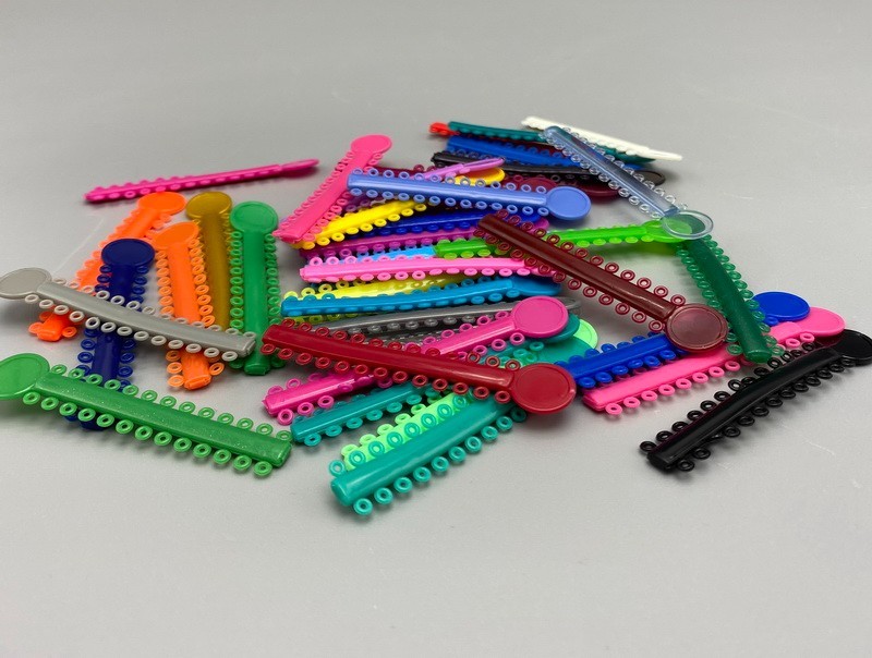 1 bag Dental Orthodontic Elastic Ligature Ties Rubber Bands for Brackets Brace
