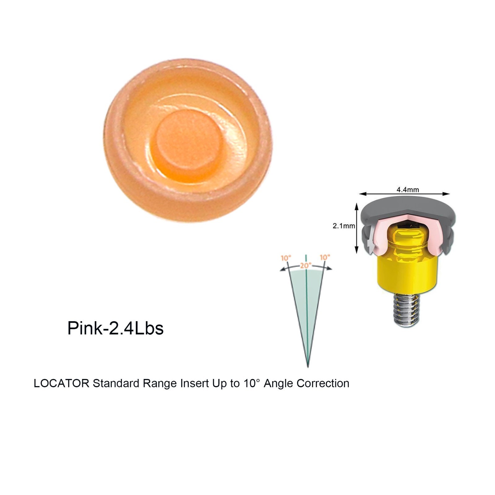 US Dental Retention Cap Set And Male Cap Insertion Extraction Locator core Tool