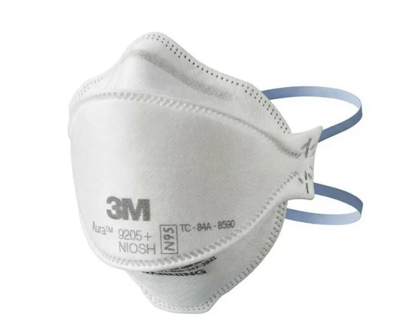 20x 3M Aura 9205+ N95 NIOSH Approved Particulate Respirator Sealed Face Mask