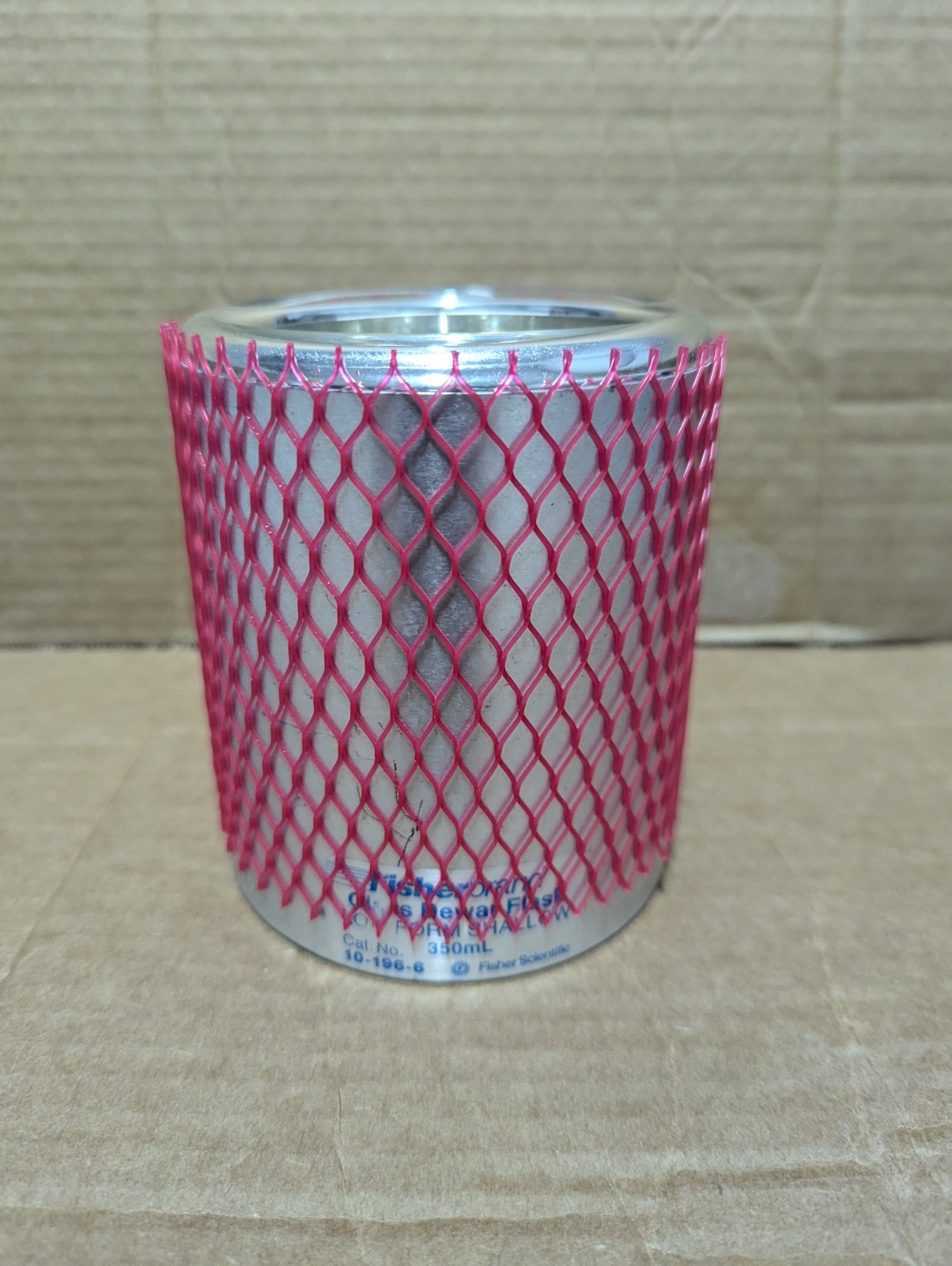 Dewar Flask Metal Cased 350mL, ID80x95mm depth, Fisherbrand 10-196-6. Pre-owned