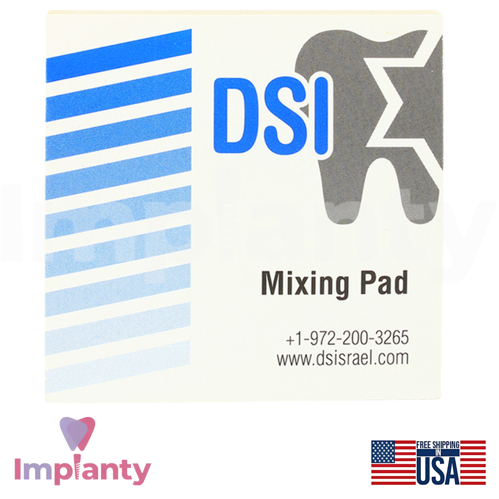 Mixing Pads For Any Two-Components Dental Cement Impression & Filling Materials