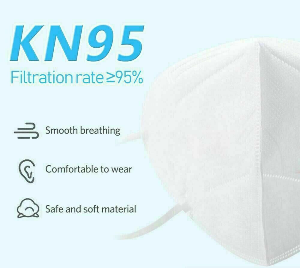 10x KN95 Face Mask Cover 4Layer Disposable Respirator Safety Cover