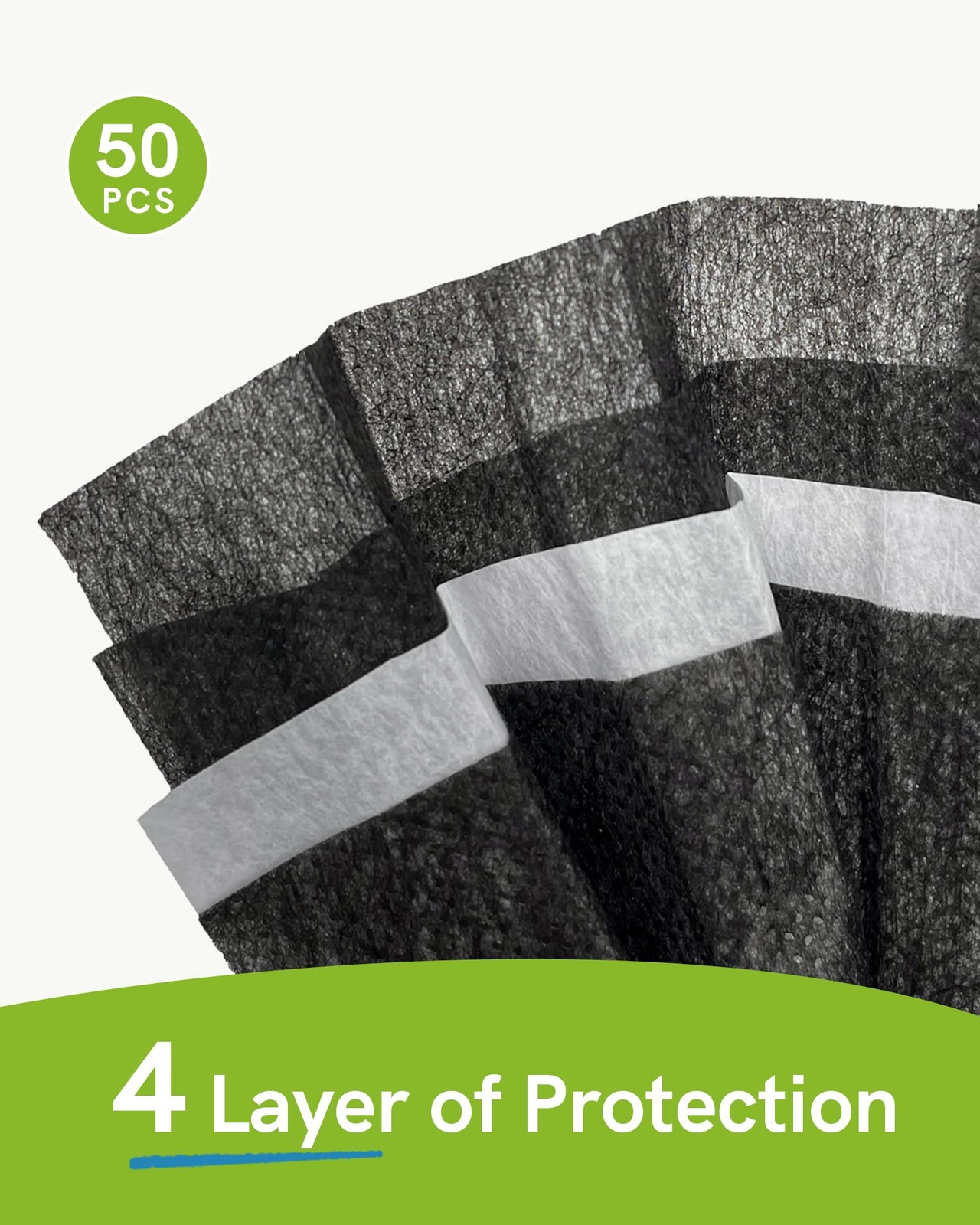 Made in USA Disposable Face Masks, 4-Ply ASTM Level 3 Medical Grade, Breathab…