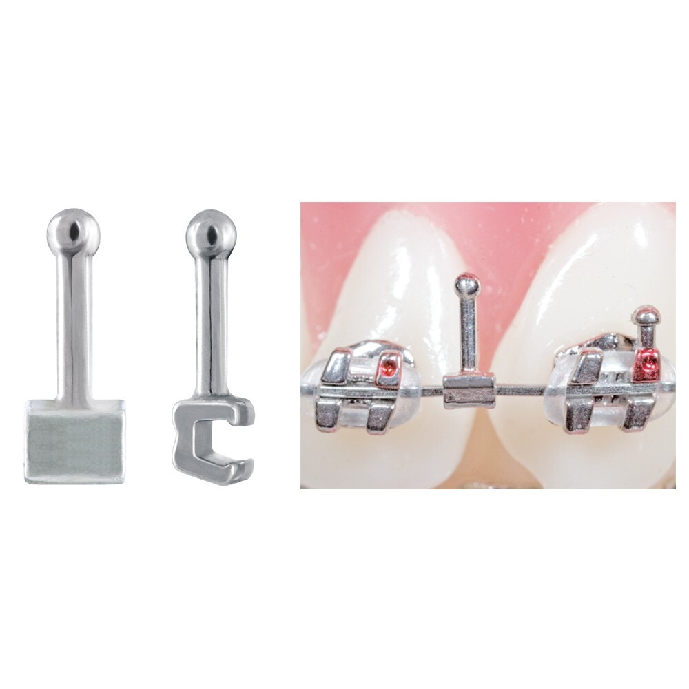 J&J Ortho™ 3Packs Orthodontic Crimpable Archwire Hooks (Short/Medium/Long)