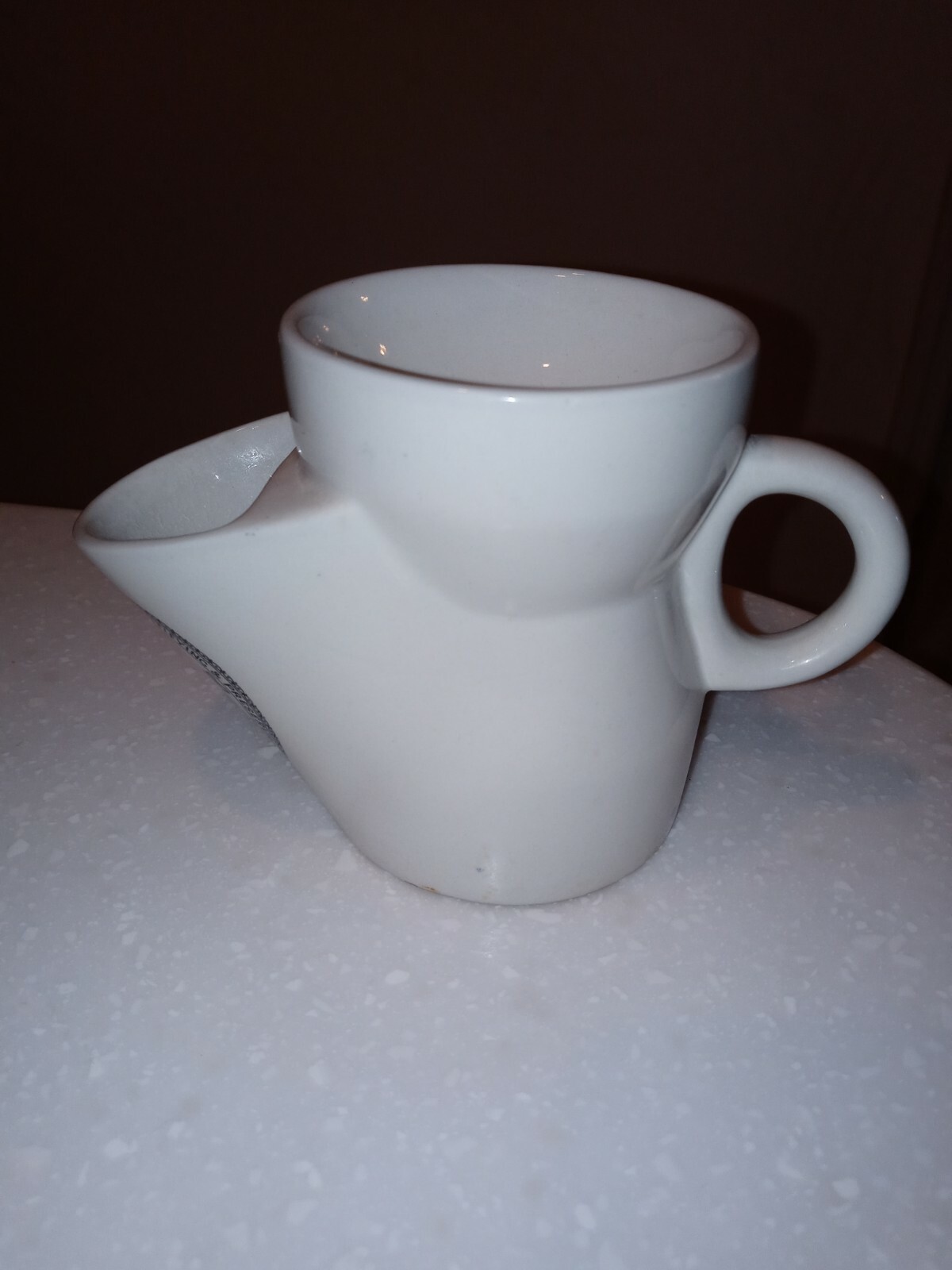 C.P. Pond ARECO England Toothpaste Filtration Funnel Porcelain 1870-1910 Dental