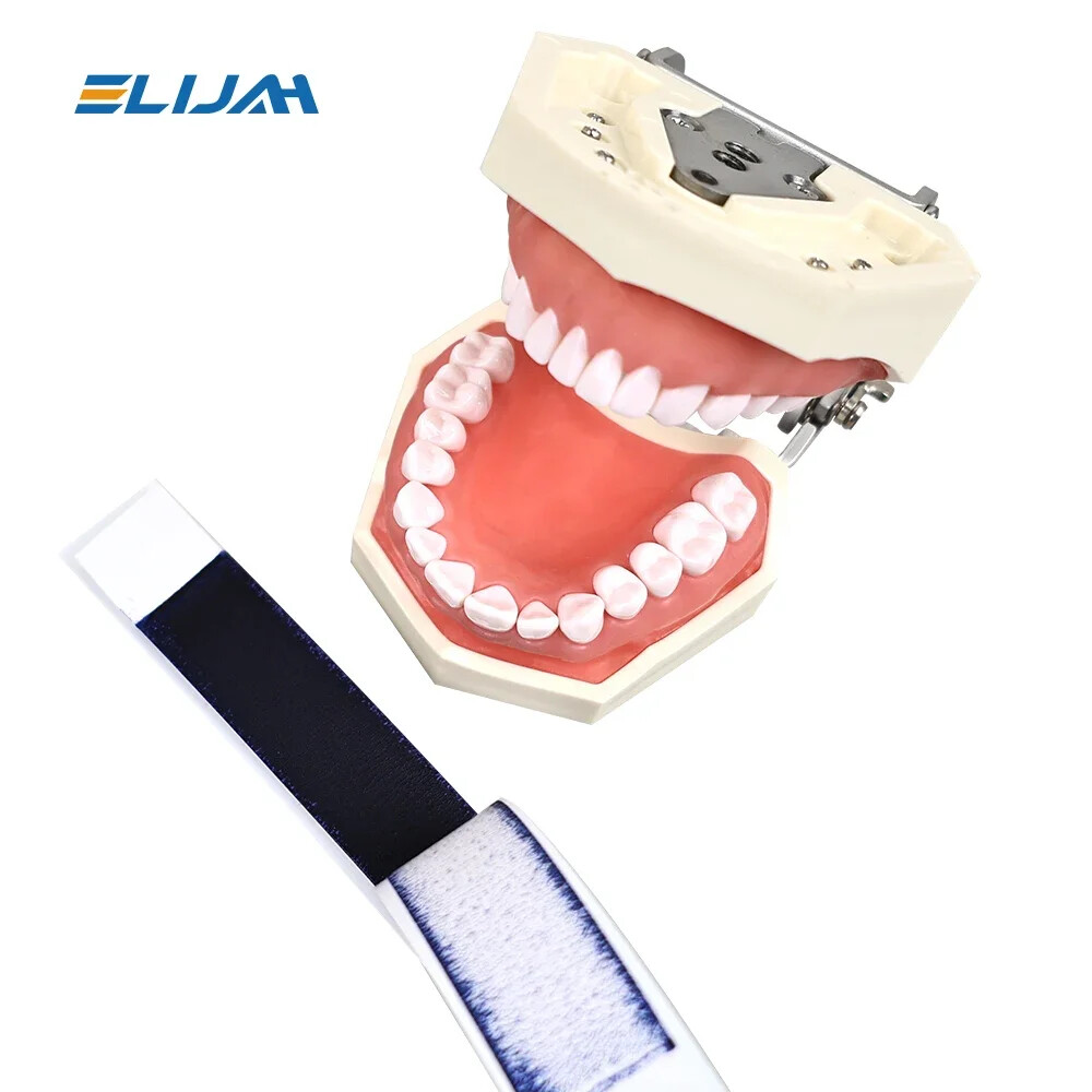 Dental Articulating Paper Lab Products Teeth Care Red/Blue Strips 144Sheets-1Box