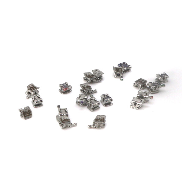 EASYINSMILE Dental self-ligating brackets Orthodontic metal brace ROTH/MBT &Hook