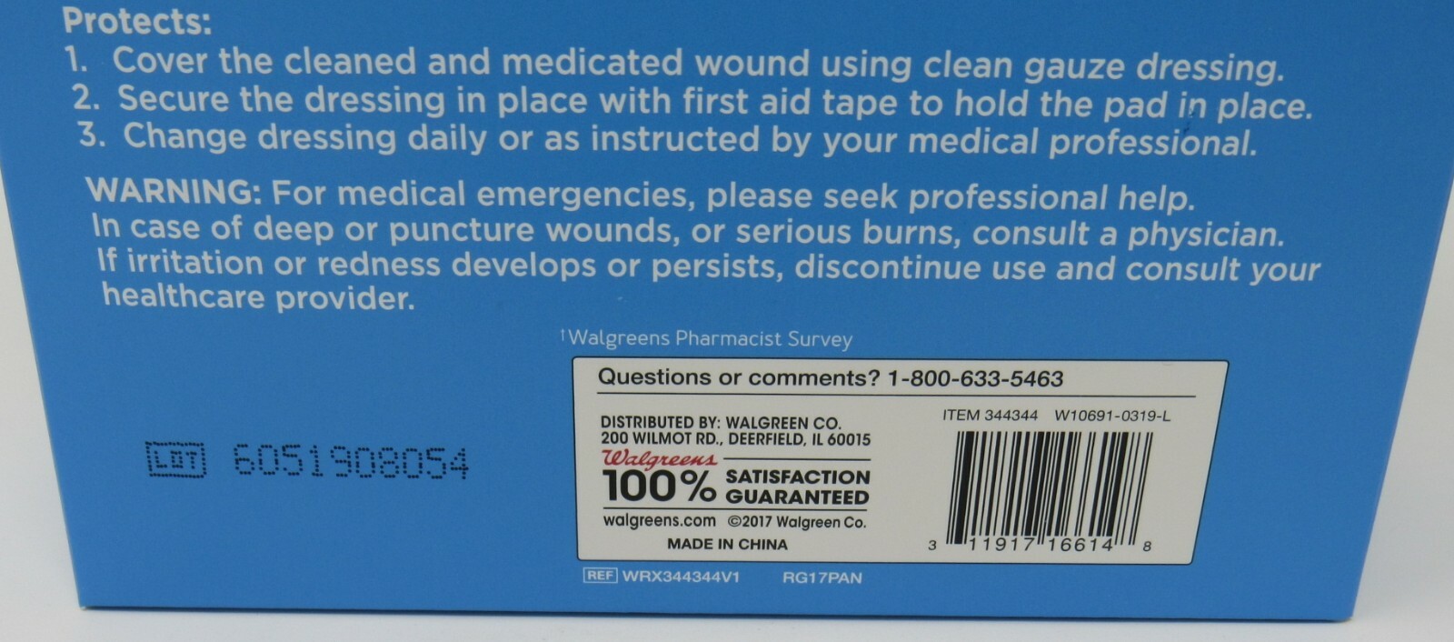 NEW CASE OF 1152 Sterile Gauze Dressing Pads 4×4 in 4-Ply SEALED POUCHES Bandage