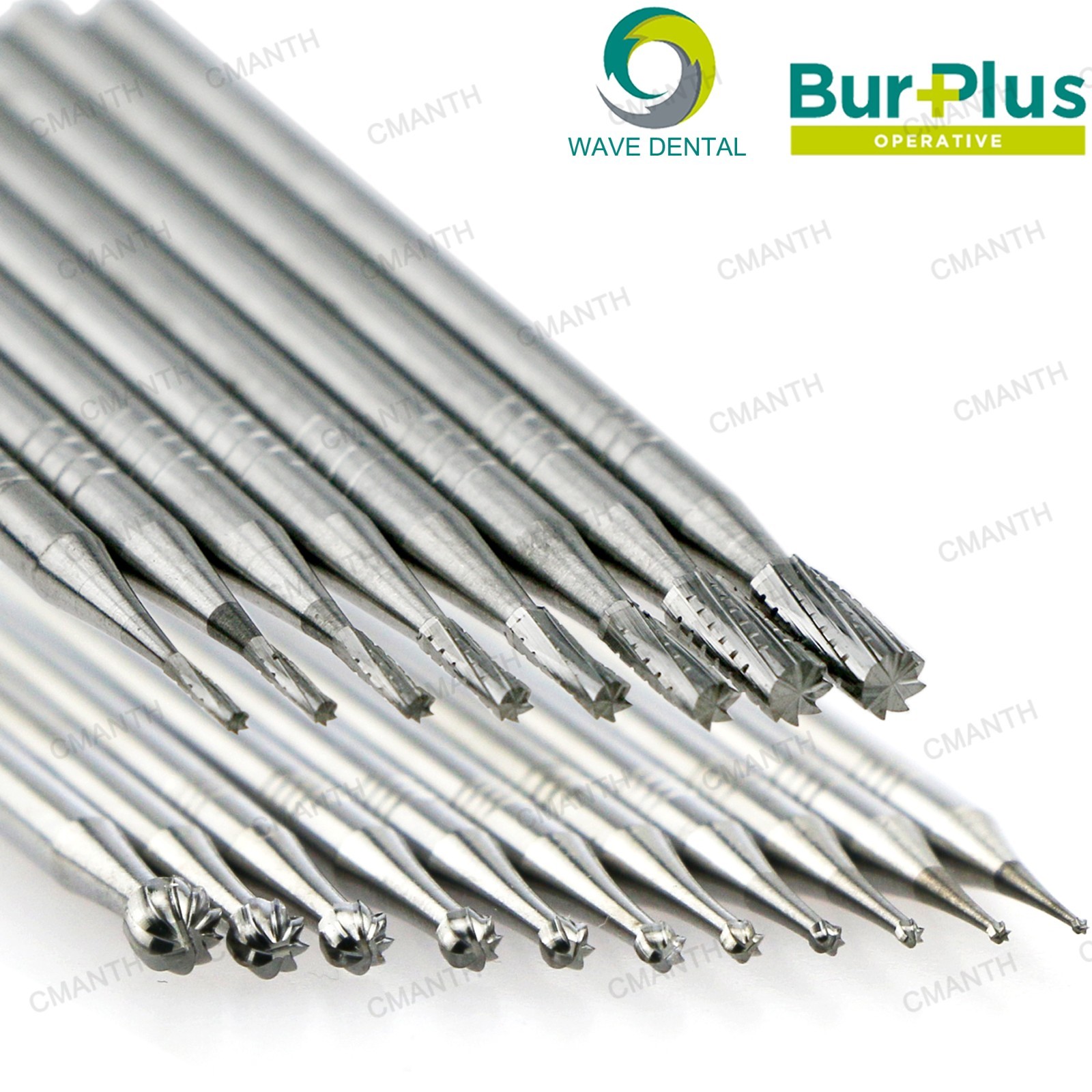 US WAVE Dental Surgical Burs Tungsten Carbide Bur Round HP 44.5mm For Slow Speed