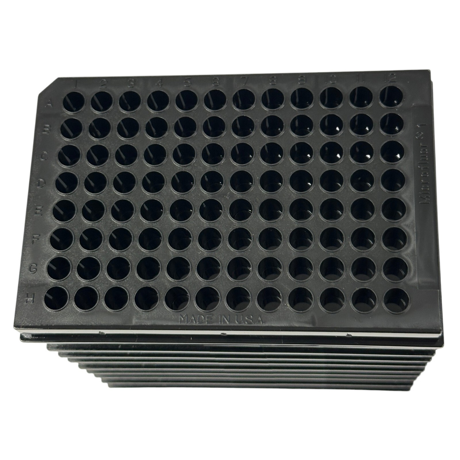 Thermo Scientific 7605 Microfluor 1 Microtiter Plates 96 Well Black 10 pcs