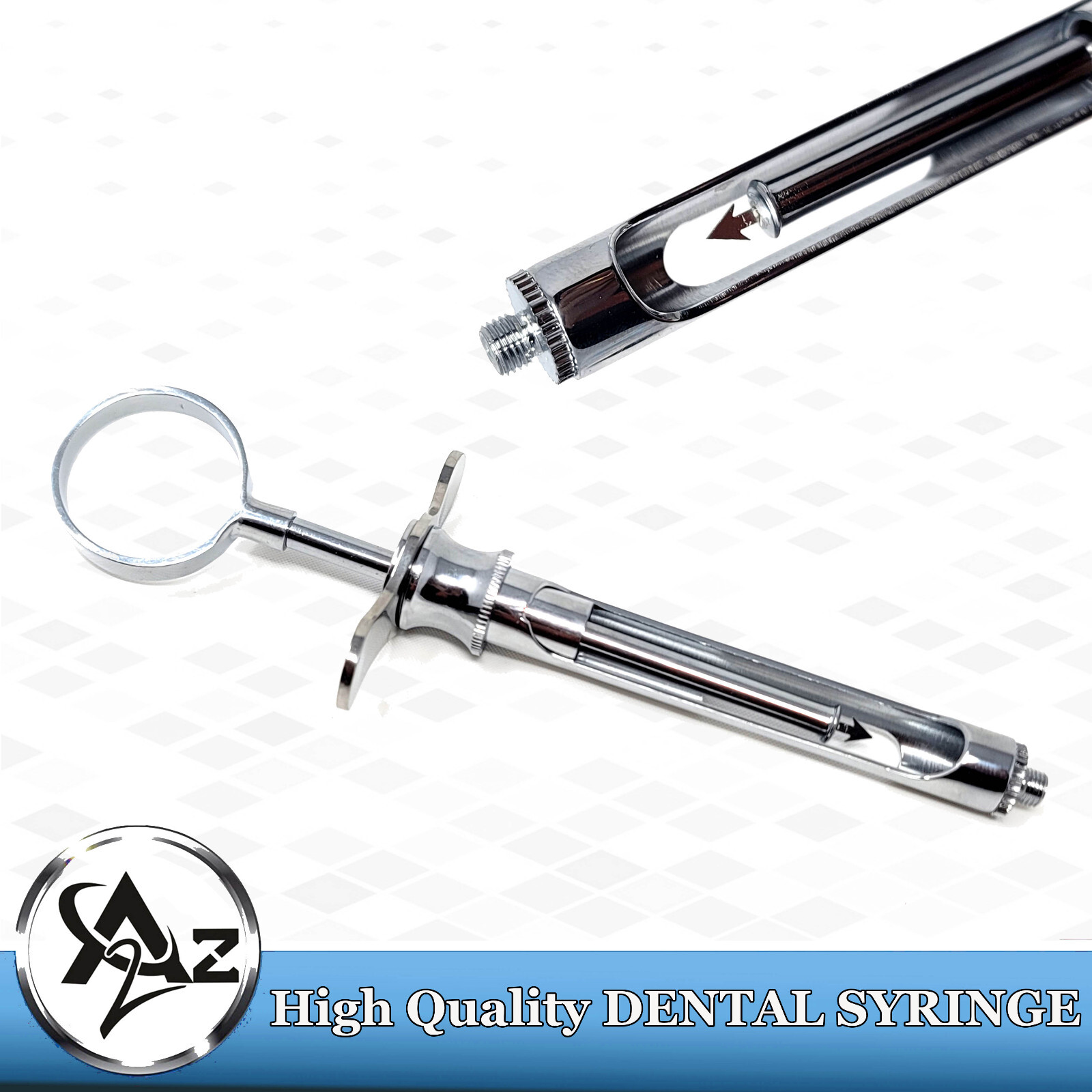 1 GERMAN Dental Anesthetic Syringes Self-Aspirating 1.8ml Cartridge Auto Passive