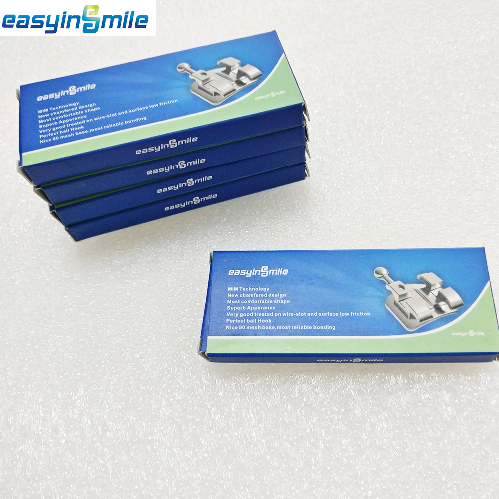 10Pack Dental Orthodontic Metal Brackets Braces MINI ROTH MBT Slot.022 3/345Hook