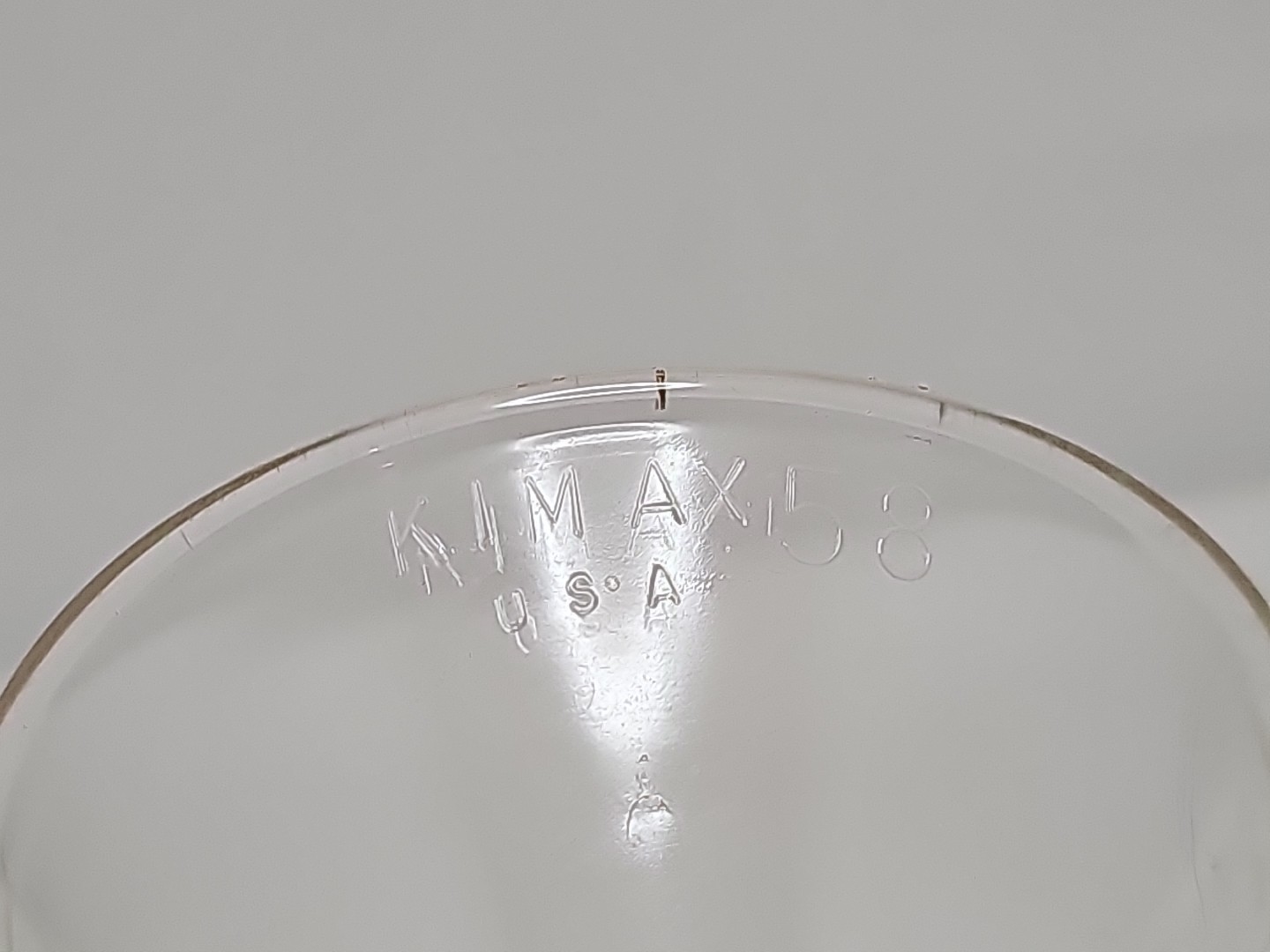 Kimax No. 58 Glass 58° Angle Long Stem Filling Filtering Funnel