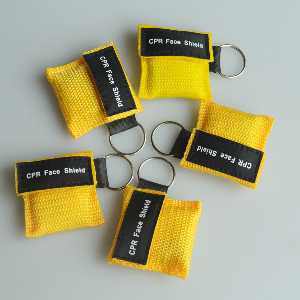 Cpr Mask With Key Ring Cpr Face Shield For AED Training CPR 30:2 100Pcs/Pack