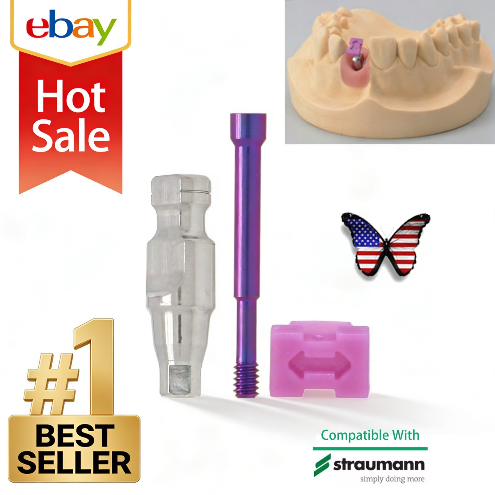 Bone Level Straumann ITI Impression Coping Transfer Analog Open/Close Tray RC NC