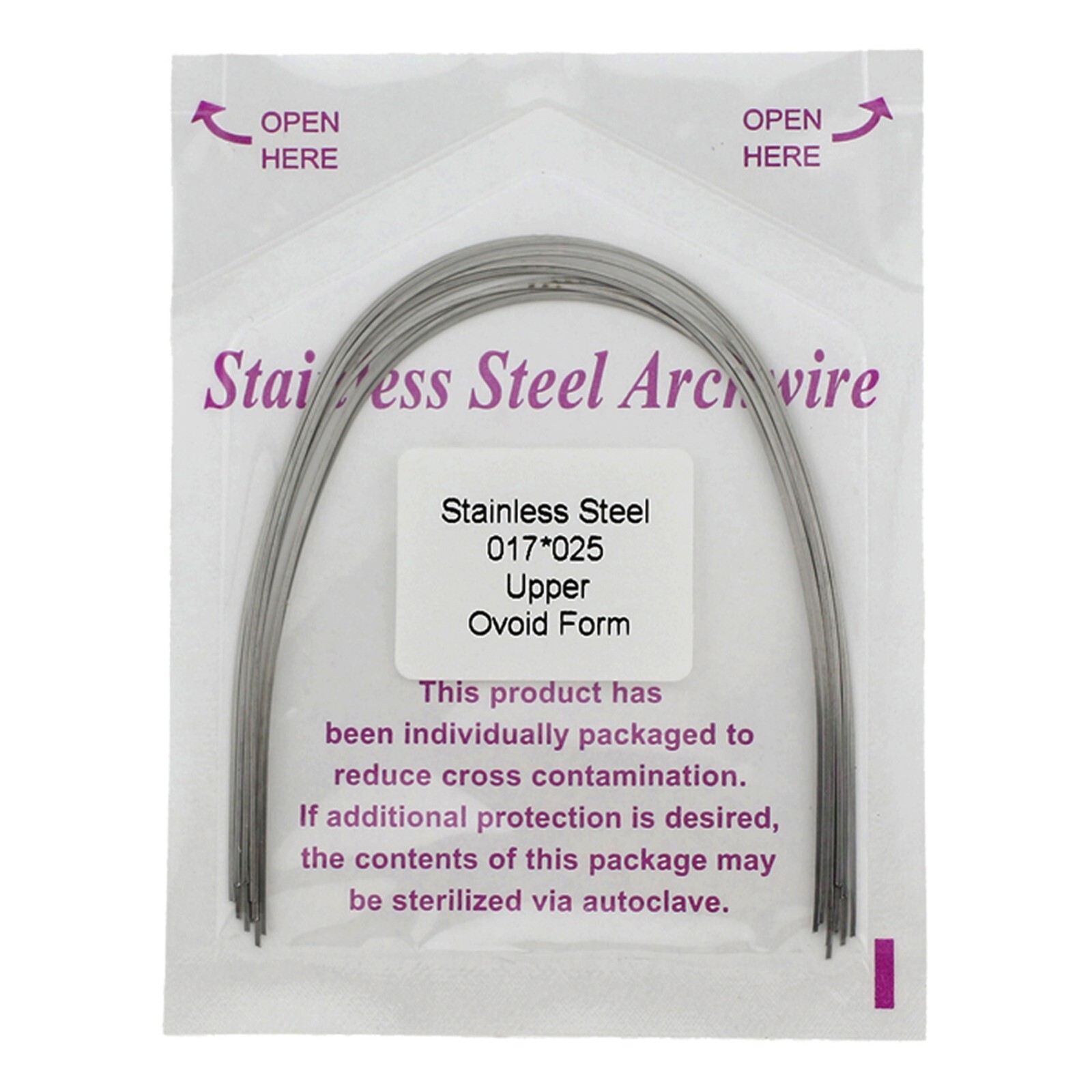 arcos de ortodoncia Orthodontic Arch Wire NiTi Stainless Steel Acero Inoxidable