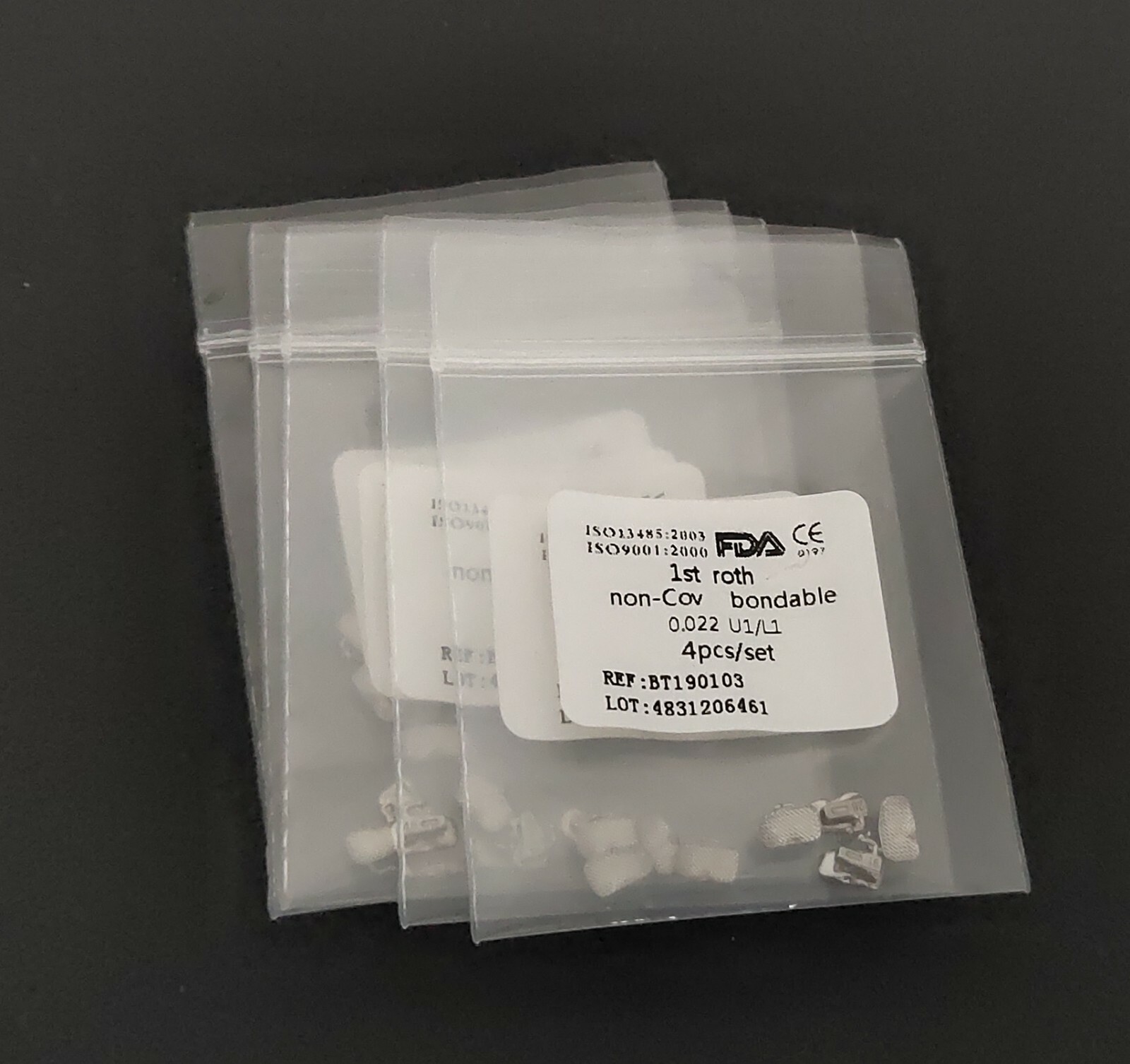 Dental Orthodontic Buccal Tube 1st/2nd Roth .022 Molar Bondable No-convertible