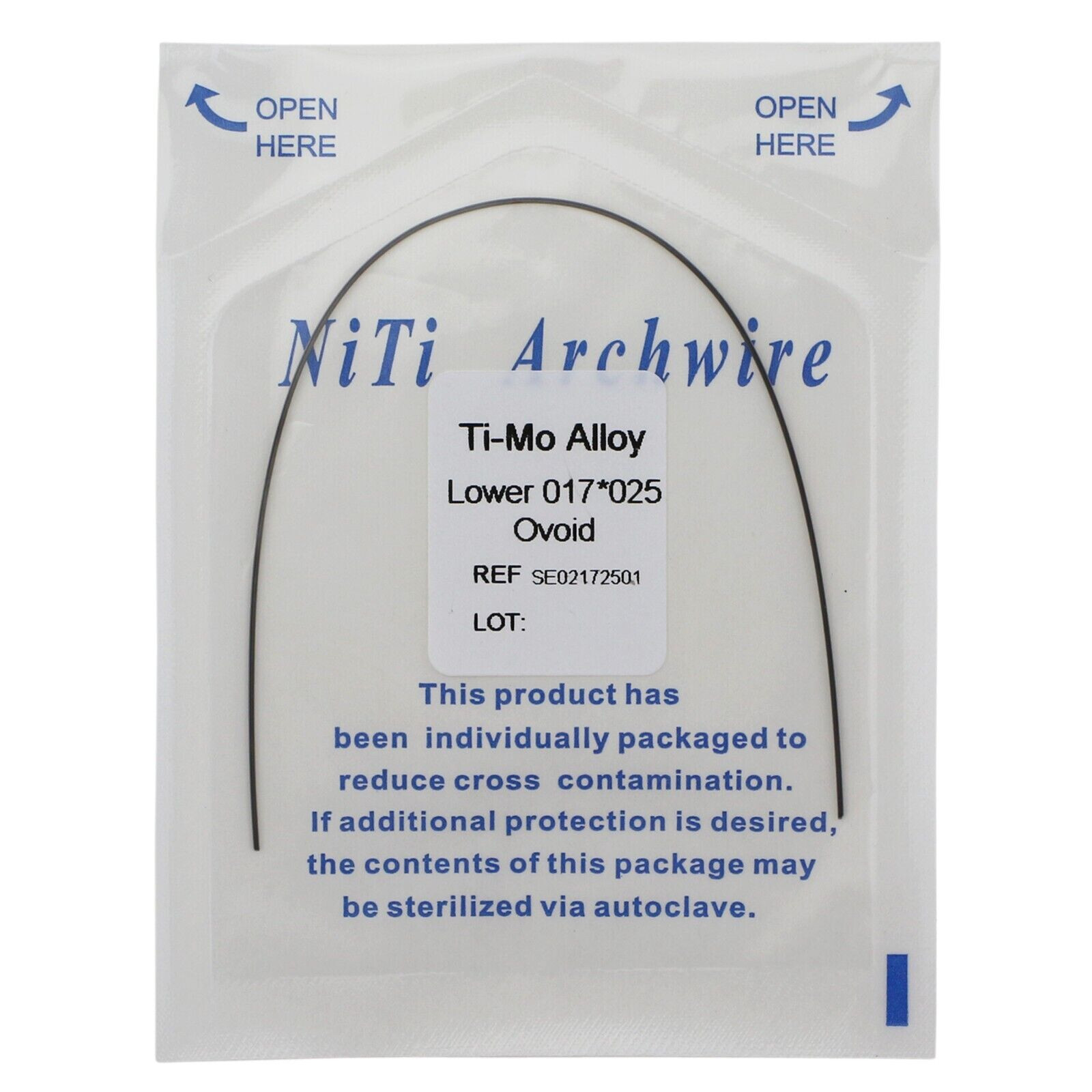 Dental TMA Molybdenum Beta Titanium Ti-Mo Alloy Arch Wire Rectangular/Round